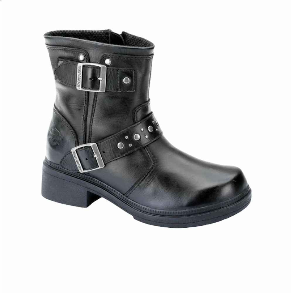 Harley-Davidson, Motorcycle Black London Boots 10
